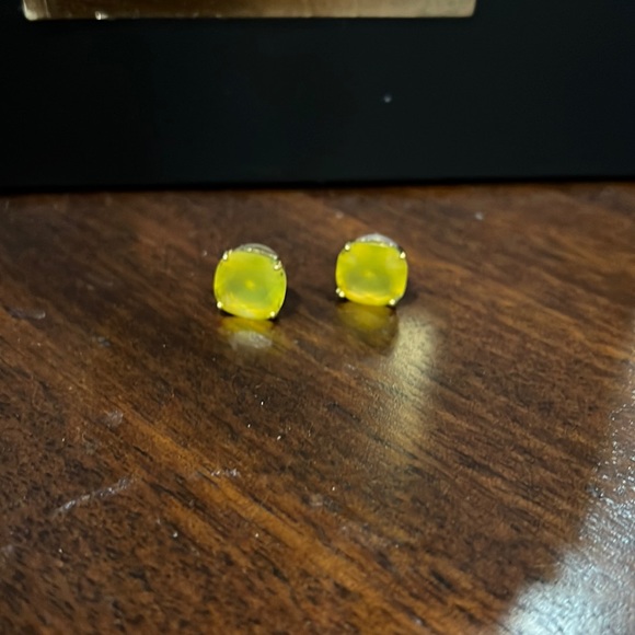 Kate spade yellow jeweled studs